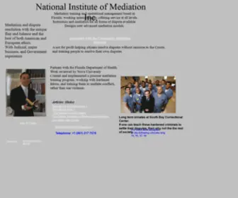 Mediatedisputes.com(Mediation West Palm Beach) Screenshot