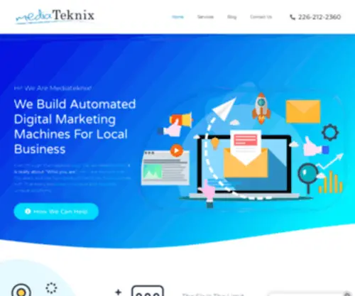 Mediateknix.com(We build automated Digital Marketing Machines) Screenshot
