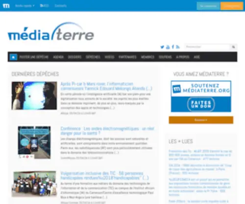 Mediaterre.org(Médiaterre) Screenshot