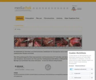 Mediathek-DGCH.de(Dgchs Webseite) Screenshot