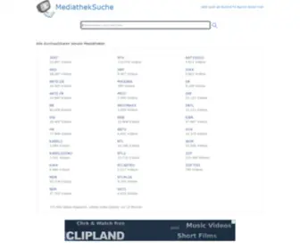 Mediatheksuche.de(Die Mediathek) Screenshot