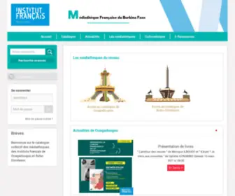 Mediatheques-IFBF.org(Bibliothèque) Screenshot