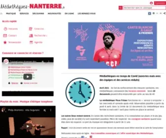Mediatheques-Nanterre.fr(Déplacé) Screenshot