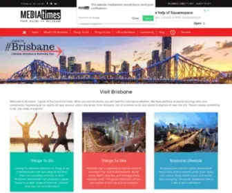 Mediatimes.com.au(Visit Brisbane) Screenshot