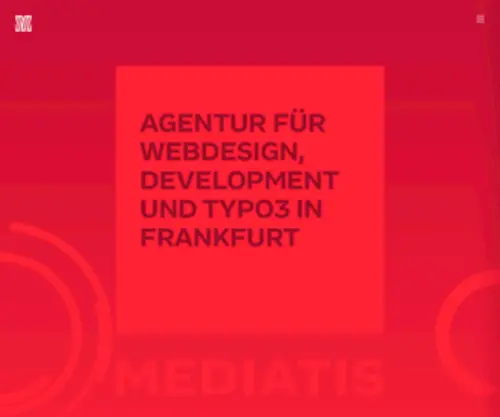 Mediatis.de(Programmierung, Web-Design & Typo3) Screenshot