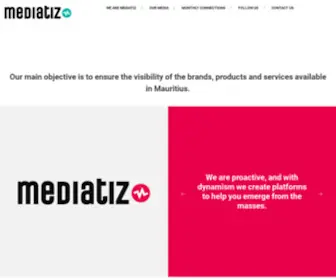 Mediatiz.mu(Our main objective) Screenshot