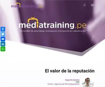 Mediatraining.pe(Media Training) Screenshot