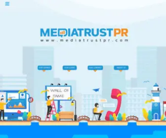 Mediatrustpr.com(Public Relations & Media Monitoring) Screenshot