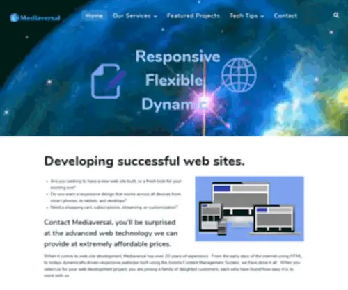 Mediaversal.net(Web Design and Development by Mediaversal) Screenshot