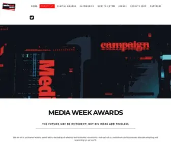 Mediaweekawards.co.uk(Media Week Awards) Screenshot