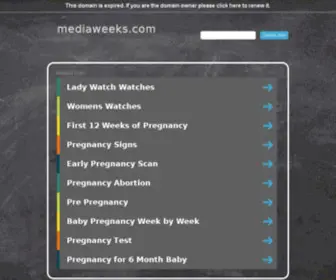 Mediaweeks.com(Mediaweeks) Screenshot