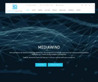 Mediawind.be(Mediawind your Digital Signage partner) Screenshot