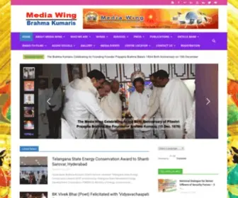 Mediawing.org(Media Wing Brahma Kumaris) Screenshot