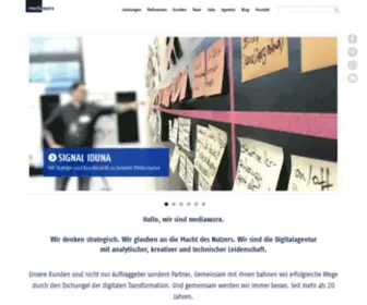 Mediaworx.com(Die Digitalagentur aus Berlin) Screenshot