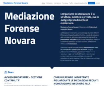 Mediazioneforensenovara.it(Mediazione Forense Novara) Screenshot