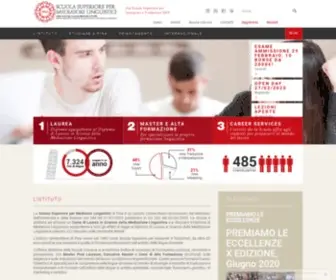 Mediazionelinguistica.it(Scuola Superiore per Mediatori Linguistici) Screenshot