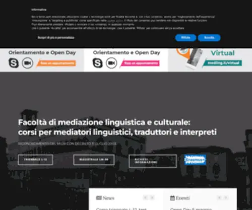 Mediazionelinguisticaperugia.it(Facoltà) Screenshot