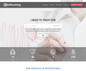 Medibooking.org(A global website) Screenshot