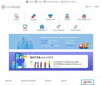 Medibuddy.in(MediBuddy is one of the best (cashless)) Screenshot