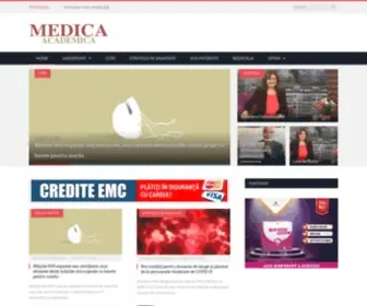 Medicaacademica.ro(Medica Academica) Screenshot