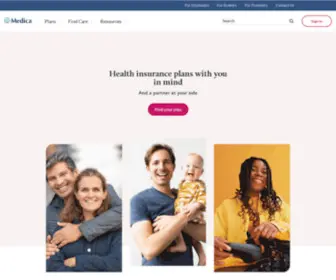 Medica.com(Health Insurance Plans) Screenshot