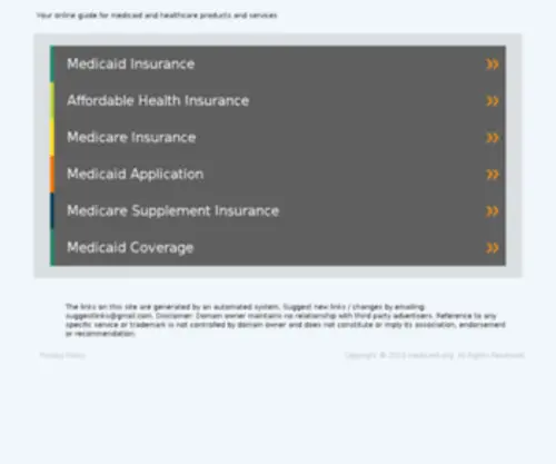 Medicaid.org(Medicaid) Screenshot