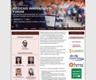 Medicaidinnovations.com(Medicaid Innovations Forum) Screenshot