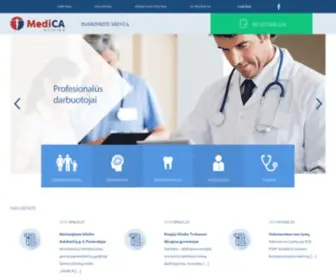 Medicaklinika.lt(MediCA klinika) Screenshot