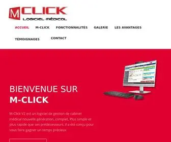 Medical-Click.org(M-Click Logiciel de gestion cabinet medical) Screenshot