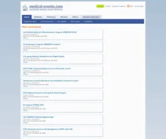 Medical-Events.com(Servicio desactivado) Screenshot