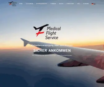 Medical-Flight-Service.de(Medical Flight Service) Screenshot