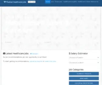 Medical-Healthcare-Jobs.com(Medical Healthcare Jobs) Screenshot