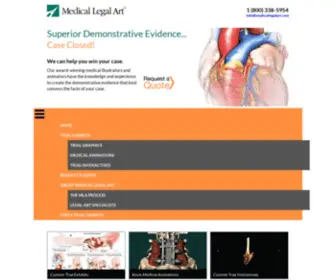 Medical-Legal.com(Medical Legal Art) Screenshot