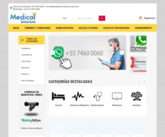 Medical-Solutions.com.mx(Medical Solutions) Screenshot