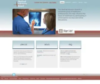 Medicaladvisoryboard.com(Get Paid To Answer Online Surveys) Screenshot