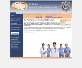 Medicalaid.ie(Paul's Garda Medical Aid Society) Screenshot