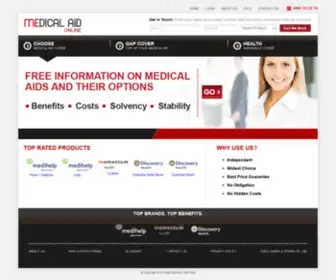 Medicalaidonline.co.za(Medical Aid Online) Screenshot