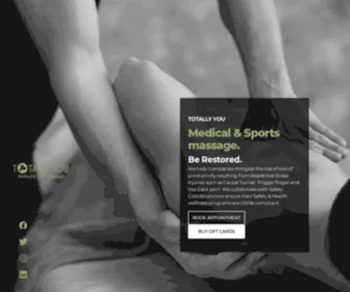 Medicalandsportsmassage.com(Medical and Sports Massage) Screenshot