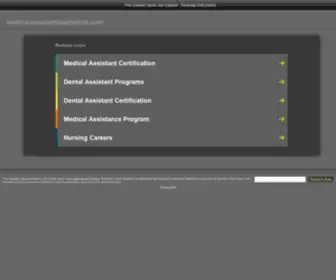Medicalassistantdegreelink.com(Medical assistant certification) Screenshot