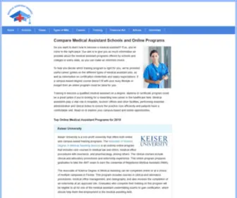 Medicalassistantdegrees.net(Best Online Medical Assistant Programs and Schools for 2019) Screenshot