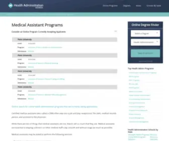 Medicalassistantprogramsguide.net(Medical Assistant Programs) Screenshot