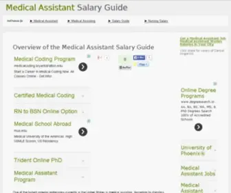 Medicalassistantsalaryguide.org(Quick Facts) Screenshot
