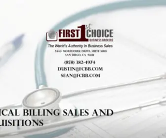 Medicalbillingbrokers.com(THE MOST TRUSTED TEAM IN MEDICAL BILLING BUSINESS SALES) Screenshot