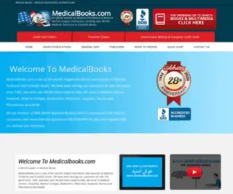 Medicalbooks.com(Medical Distributors of America) Screenshot