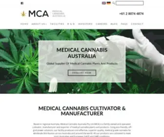 Medicalcannabisaust.com.au(Medical Cannabis Australia) Screenshot