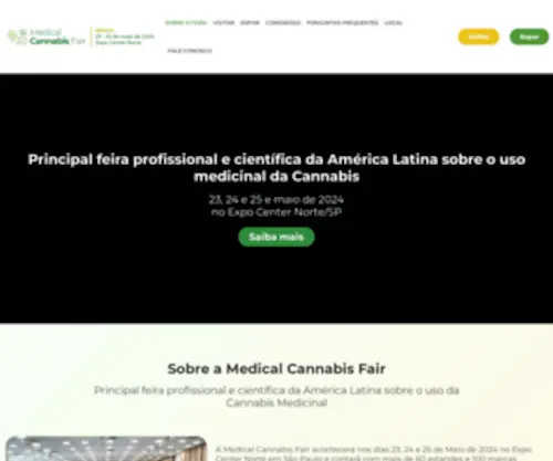 Medicalcannabisfair.com.br(Medical Cannabis Fair) Screenshot