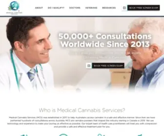 Medicalcannabisservices.com.au(Digital Marketing Agency Australia) Screenshot