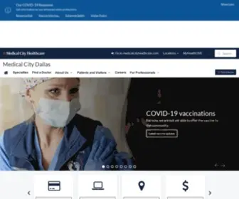 Medicalcityhospital.com(Providing exceptional care for North Texas) Screenshot