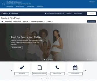 Medicalcityplano.com(HCA geo) Screenshot