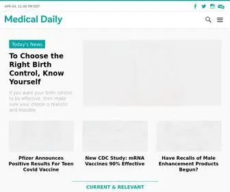 Medicaldaily.com(Medical Daily) Screenshot